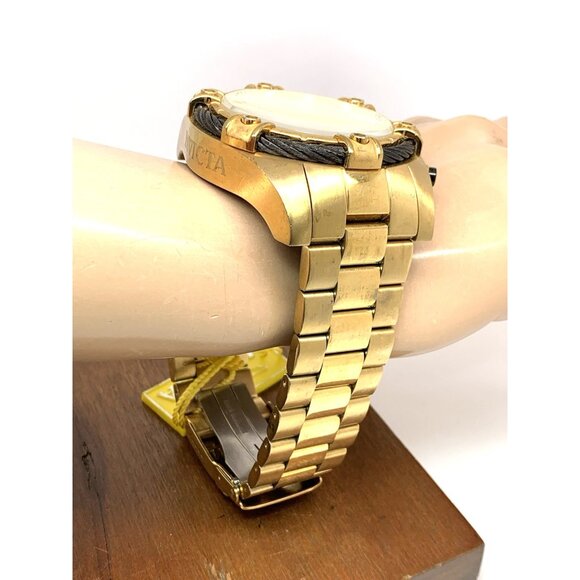 Invicta Men's Watch 25515 Bolt Quartz Chronograph Diver Gold Tone Steel 52mm - Picture 13 of 15